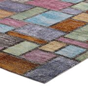 Multicolored abstract geometric mosaic area rug by Modway additional picture 6