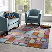 Abstract geometric mosaic area rug by Modway additional picture 4
