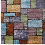 Abstract multicolored finish geometric mosaic area rug by Modway additional picture 7