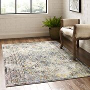 Distressed vintage floral persian medallion area rug by Modway additional picture 8