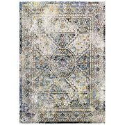 Multicolored distressed vintage floral persian medallion area rug by Modway additional picture 8