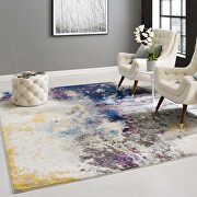 Contemporary modern abstract area rug by Modway additional picture 2