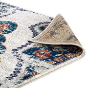 Multicolor distressed vintage floral persian medallion area rug by Modway additional picture 2