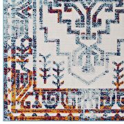 Multicolored distressed geometric southwestern aztec indoor/outdoor area rug by Modway additional picture 8