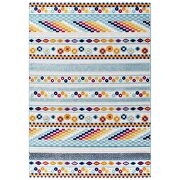 Multicolored vintage abstract geometric lattice indoor and outdoor area rug by Modway additional picture 6