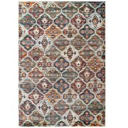 Multicolored distressed vintage floral lattice area rug by Modway additional picture 8