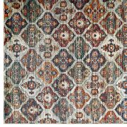 Multicolored distressed finish vintage floral lattice area rug by Modway additional picture 7