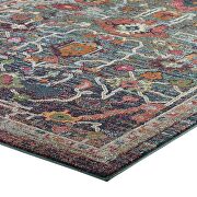 Distressed vintage floral area rug by Modway additional picture 6