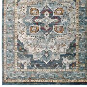 Distressed vintage persian medallion area rug by Modway additional picture 6