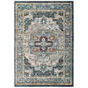 Distressed vintage persian medallion area rug by Modway additional picture 7