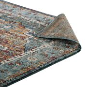 Distressed multicolored vintage persian medallion area rug by Modway additional picture 3