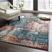 Contemporary modern vintage mosaic area rug by Modway additional picture 8