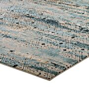 Rustic distressed transitional diamond lattice area rug by Modway additional picture 6