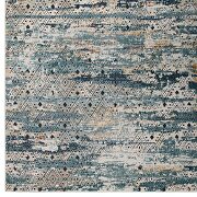 Rustic distressed transitional diamond lattice area rug by Modway additional picture 7