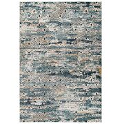 Rustic distressed transitional diamond lattice area rug by Modway additional picture 8