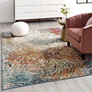 Multicolored finish contemporary modern vintage mosaic area rug by Modway additional picture 8