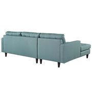 Laguna upholstered fabric retro-style sectional sofa additional photo 4 of 3