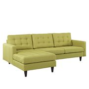 Wheatgrass upholstered fabric retro-style sectional sofa by Modway additional picture 3