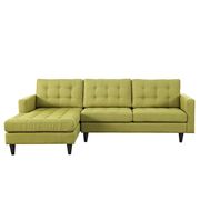 Wheatgrass upholstered fabric retro-style sectional sofa by Modway additional picture 4