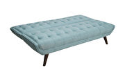 Contemporary stylish sofa bed in blue fabric additional photo 5 of 5