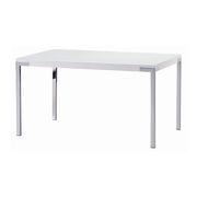 Casual style dining table in white by New Spec additional picture 2