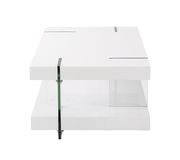 White contemporary high gloss / glass coffee table by New Spec additional picture 3