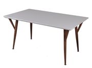 60-inch rectangular high gloss modern table additional photo 2 of 1