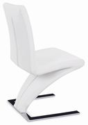 White z-shape dining chair (pair) additional photo 2 of 1