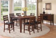 Counter height family size dining table w/ leaf by Poundex additional picture 2