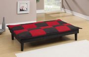Black/red sofa bed by Poundex additional picture 2