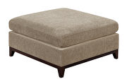 Camel chenille 6-pcs sectional set additional photo 4 of 3