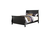 Black casual style slat bed by Poundex additional picture 3