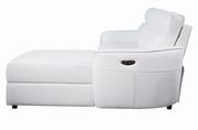 Casual white power recliner sectional by Coaster additional picture 3