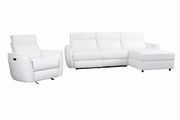 Casual white power recliner sectional by Coaster additional picture 6