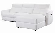 Casual white power recliner sectional by Coaster additional picture 10