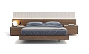 Premium European qualiy king bed in walnut by J&M additional picture 5