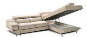 White storage sectional in leather by SofaCraft additional picture 3