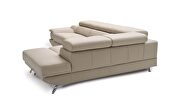 White storage sectional in leather by SofaCraft additional picture 4