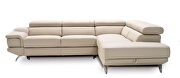 White storage sectional in leather by SofaCraft additional picture 6