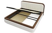 Stylish two-toned fabric / faux leather king storage bed by SofaCraft additional picture 4