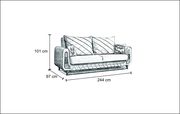Top of the line European made sofa bed by Skyler Design additional picture 6