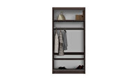 36-inch stylish wardrobe / closet in gray by Skyler Design additional picture 2