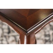 Dark walnut casual style family size dining table additional photo 5 of 5