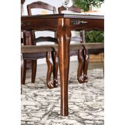 Dark walnut casual style family size dining table by Furniture of America additional picture 5