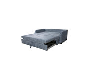 Traditional gray fabric pull-out style sleeper by Skyler Design additional picture 4