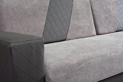Two-toned gray sofa bed by Skyler Design additional picture 2