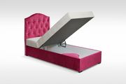 Pink twin size bed w/ storage + mattress set by Skyler Design additional picture 4