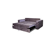 Rose fabric tufted style sofa bed by Skyler Design additional picture 3