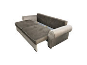 Beige two-toned stylish sleeper sofa by Skyler Design additional picture 2