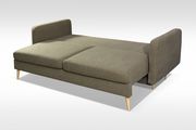 Gray/green fabric sofa bed in retro modern style by Skyler Design additional picture 4